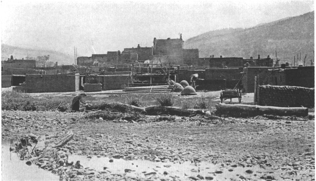 The pueblo of Taos, New Mexico, whose inhabitants trace their lineage back centuries before the advent of the Spanish conquistadores