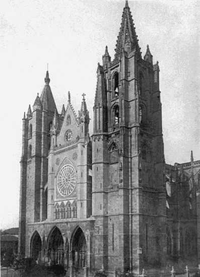 CATHEDRAL OF LEON From the southwest