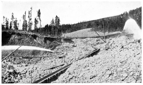 Hydraulicking in Colorado.