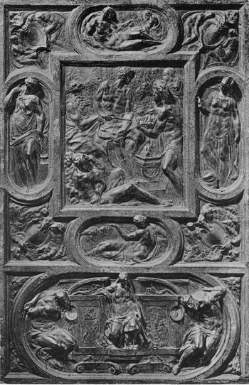 Bronze Relief.