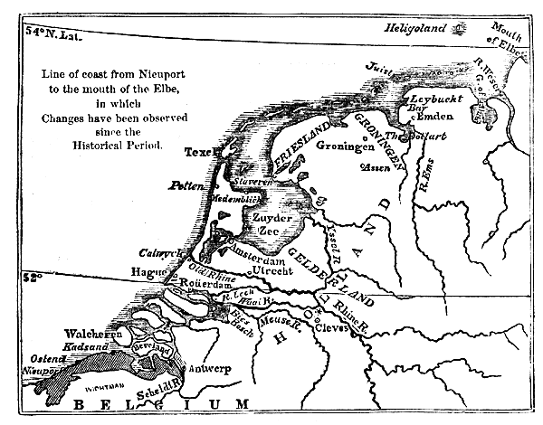 The dark tint between Antwerp and Nieuport