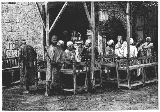 AN ARAB CAFÉ From a photograph by Sebah, Cairo