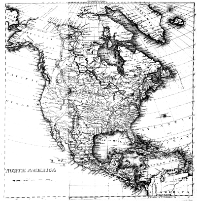 Map of North America