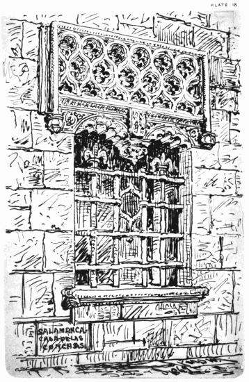 PLATE 18 SALAMANCA CASA DE LAS CONCHAS MDW 1869