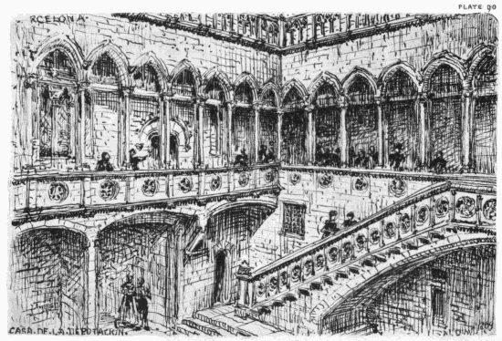 PLATE 90 CASA DE LA DIPUTACION MDW 1869