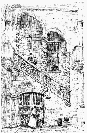 PLATE 97 BARCELONA CALLE DE MONCARA MDW 1869