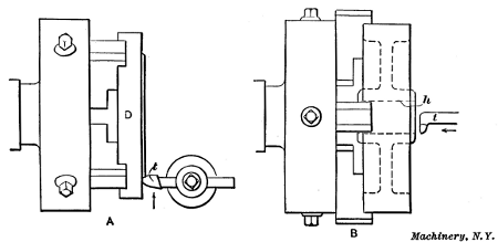 Radial Facing, Boring Pulley Held in Chuck