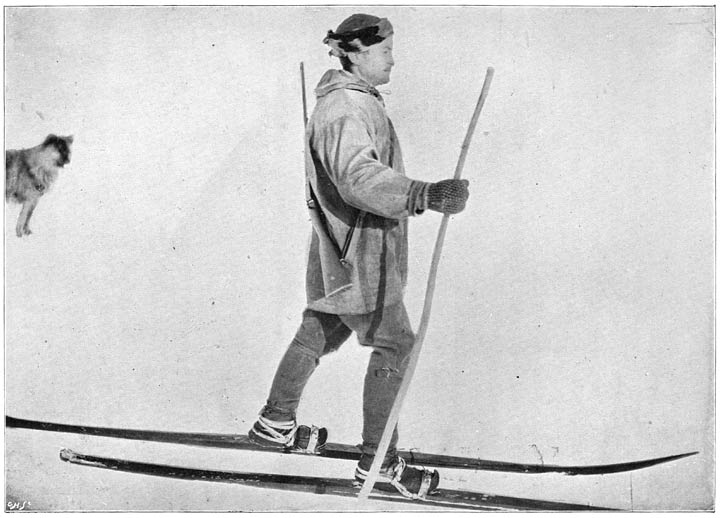 Lars Pettersen on Snow-shoes