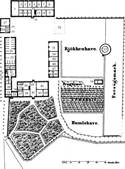 Kort over højskolen