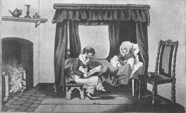 LAURA VISITS THE SICK. See "The Innocent's Progress"—Plate 11