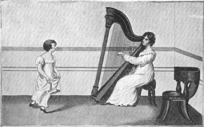 LAURA DANCES TO HER MOTHER'S MUSIC. See "The Innocent's Progress"—Plate 10