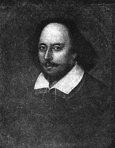 Chandos' Portrait of Shakespeare so called because it was owned by the Duke of Chandos—Probably Painted after Death from Personal Description The Original is in the National Gallery, London