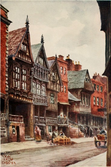 CHESTER  BISHOP LLOYD'S PALACE AND WATERGATE STREET