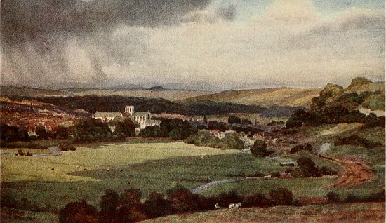 WINCHESTER  FROM ST. CATHERINE'S HILL