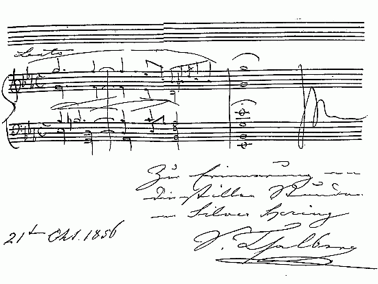 Autograph of Sigismond Thalberg