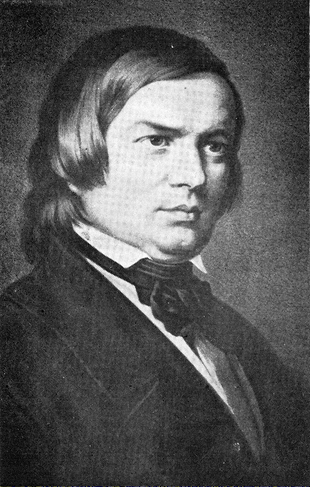 No. 1:  Cut the picture of Schumann from the sheet of pictures.  Paste in here.  Write the composer's name below and the dates also.