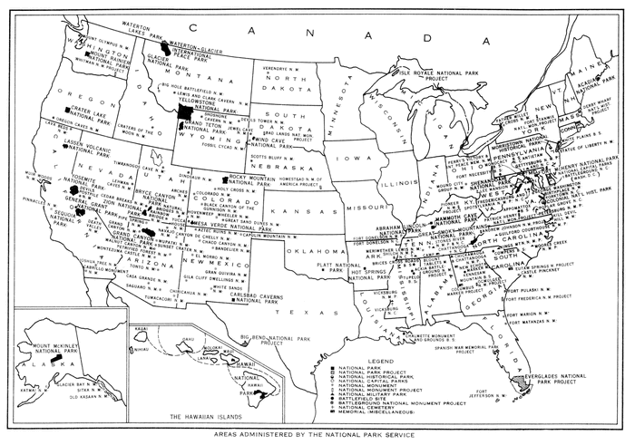 NPS Locations Map