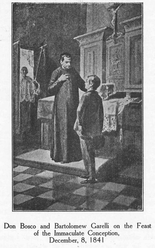 Saint Don Bosco and Bartholomew Garelli