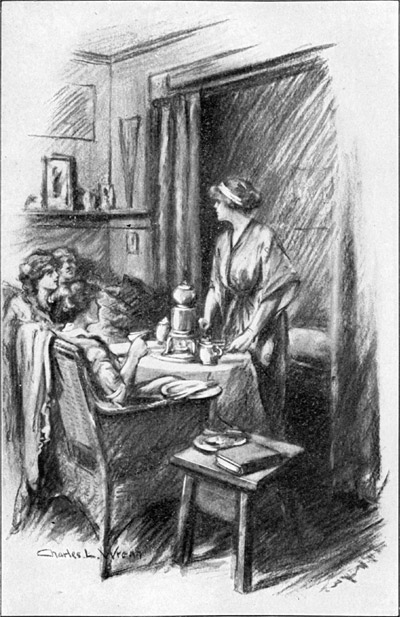 “It was quite the custom for girls to prepare breakfast in their rooms.—Page 152.