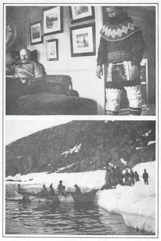 GOVERNOR KRAUL IN HIS STUDY  ARRIVAL AT UPERNAVIK