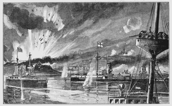 BOMBARDMENT OF MARSEILLES BY THE BRITISH: "ONE OF OUR SHELLS HAD ENTERED THE POWDER MAGAZINE OF FORT ST. JEAN."