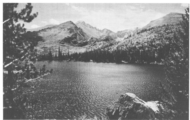 Bear Lake, with Massive Longs Peak in the Background