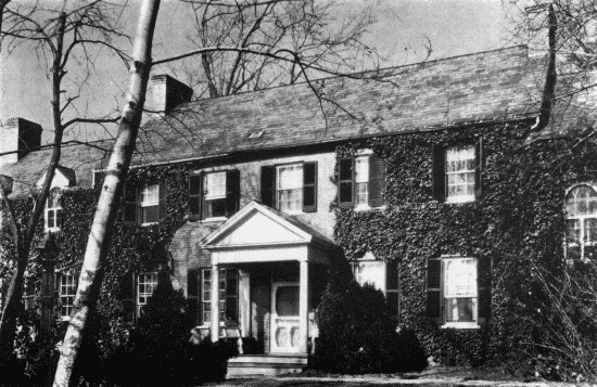 Photograph by Miss Frances B. Johnston  Foxcroft, Garden Front.