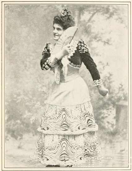 Copyright by Aimé Dupont, N. Y.  Sembrich as Rosina in "The Barber of Seville."