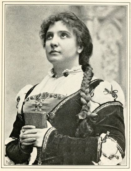 Copyright by Aimé Dupont, N. Y.  Melba as Marguerite in "Faust."