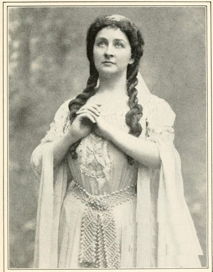 Copyright by Aimé Dupont, N. Y.  Eames as Elsa in "Lohengrin."