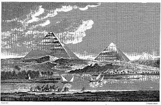 VUE DE PYRAMIDES DE DJIZÉ