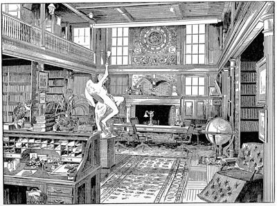 Library at Edison's Laboratory.