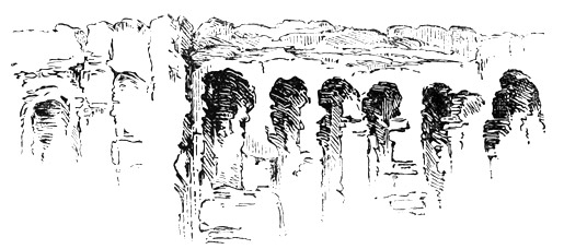 Formations of limestone rocks