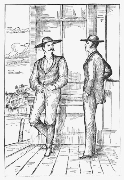 "Nothin' new at all, Cap'n; the Trafton Bandits have been at it again that's all."—page 140.