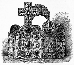 Couronne dite de Charlemagne, conservée au trésor impérial de Vienne.