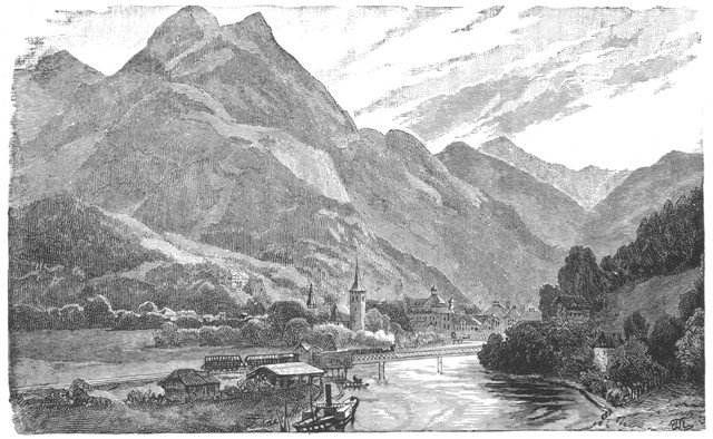 INTERLAKEN, FROM THE FELSENEGG.