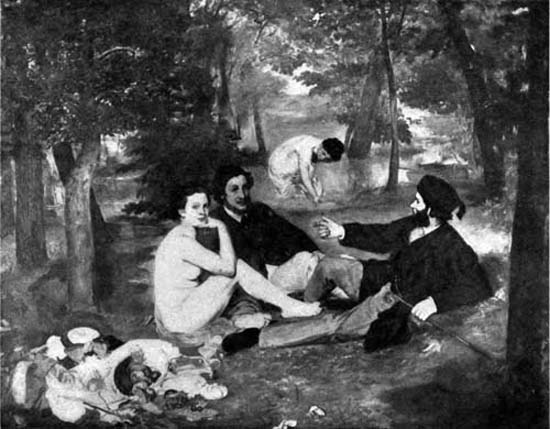 LE DEJEUNER SUR L'HERBE BY MANET