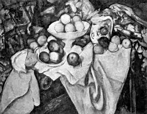 POMMES SUR UNE TABLE BY CEZANNE