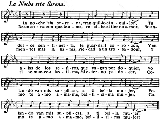 Music: La Noche esta Serena.