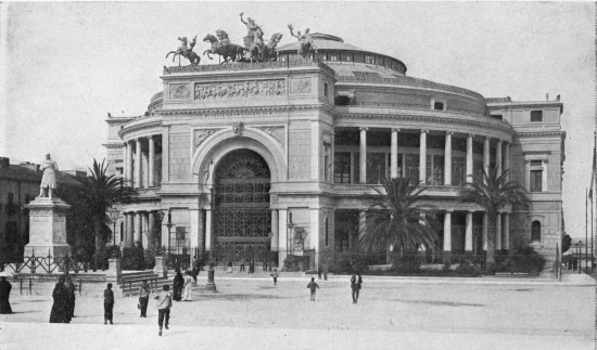 The Politeama Garibaldi, one of Palermo’s two greatest theaters.