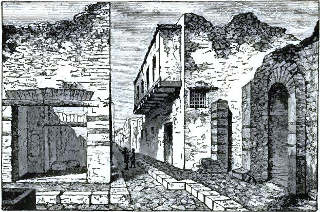 FIGURE 80. A STREET IN POMPEII