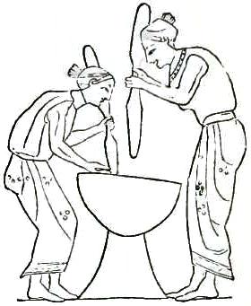 FIGURE 107. POUNDING GRAIN