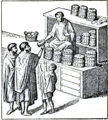 FIGURE 113. SALESROOM OF BAKERY