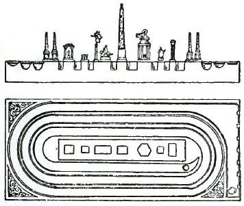 FIGURE 144. BOARD-GAME SHOWING SPINA