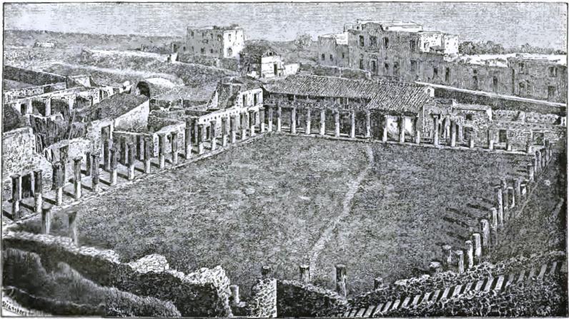 FIGURE 155. SCHOOL FOR GLADIATORS AT POMPEII