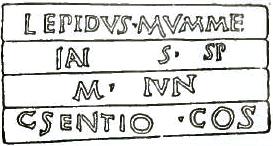 FIGURE 168. TESSERA GLADIATORIA