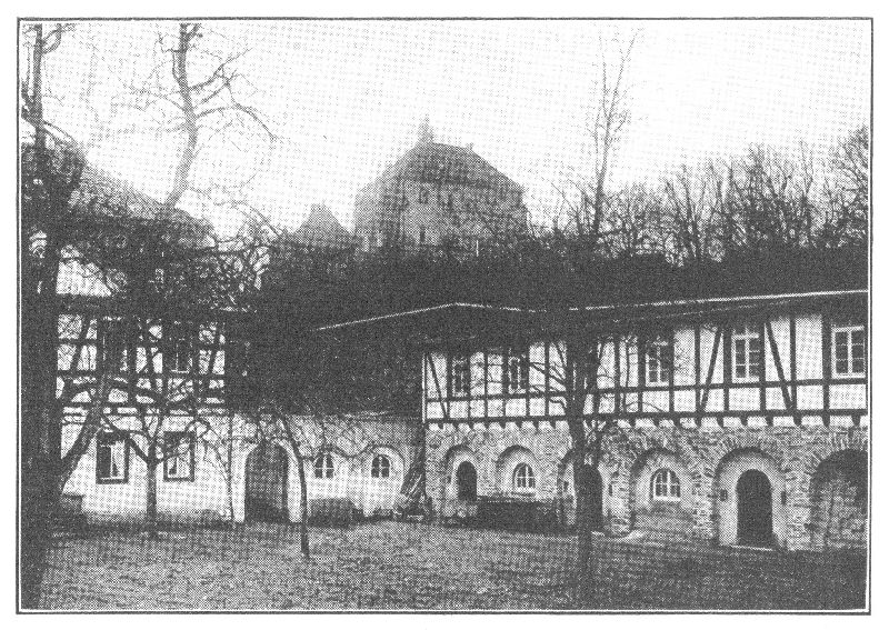 AN OLD CASTLE MADE INTO AN INN FOR HIKERS