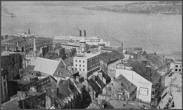 Lower Town, Quebec—from the Terrace