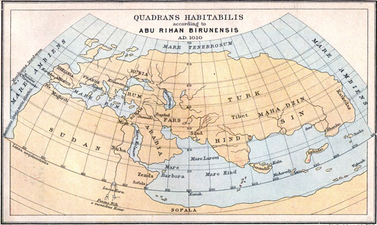 Quadrans Habitabilis According To Abu Rihan Birunensis