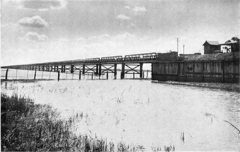 THE LONGEST GIRDER BRIDGE IN THE REPUBLIC, NEAR SANTA FÉ.